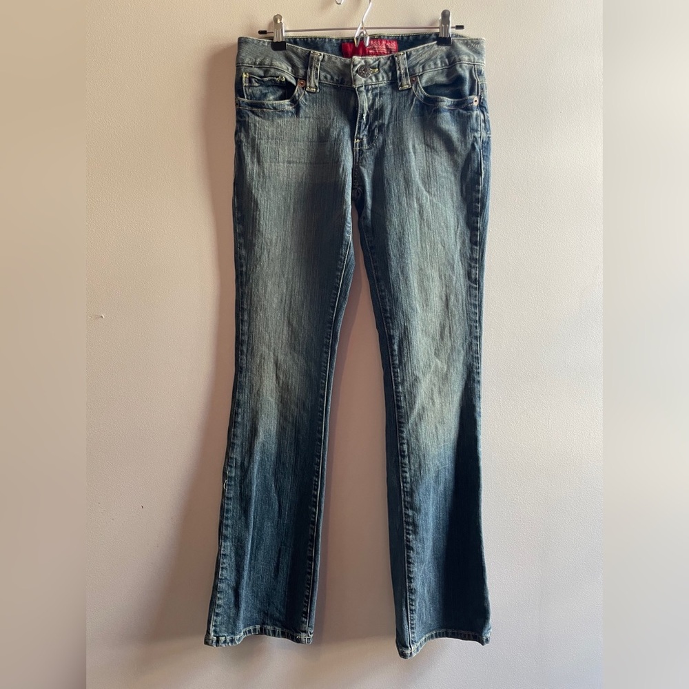 Vintage Guess “daredevil” boot cut jeans